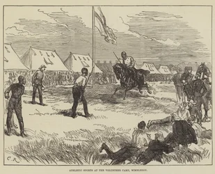 Sports athlétiques au camp des volontaires, Wimbledon